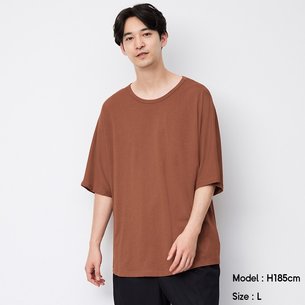 （GU）ドルマンスリーブT(5分袖)NT+Eのサムネイル