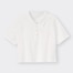 クロップドポロシャツ(半袖)YG+E-OFF WHITE
