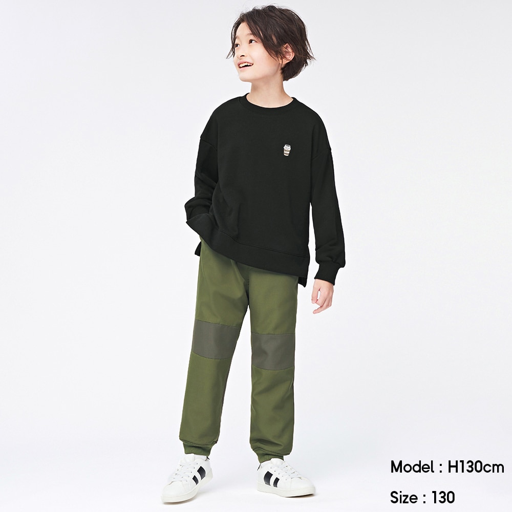 （GU）BOYS裏フリースイージーパンツのサムネイル