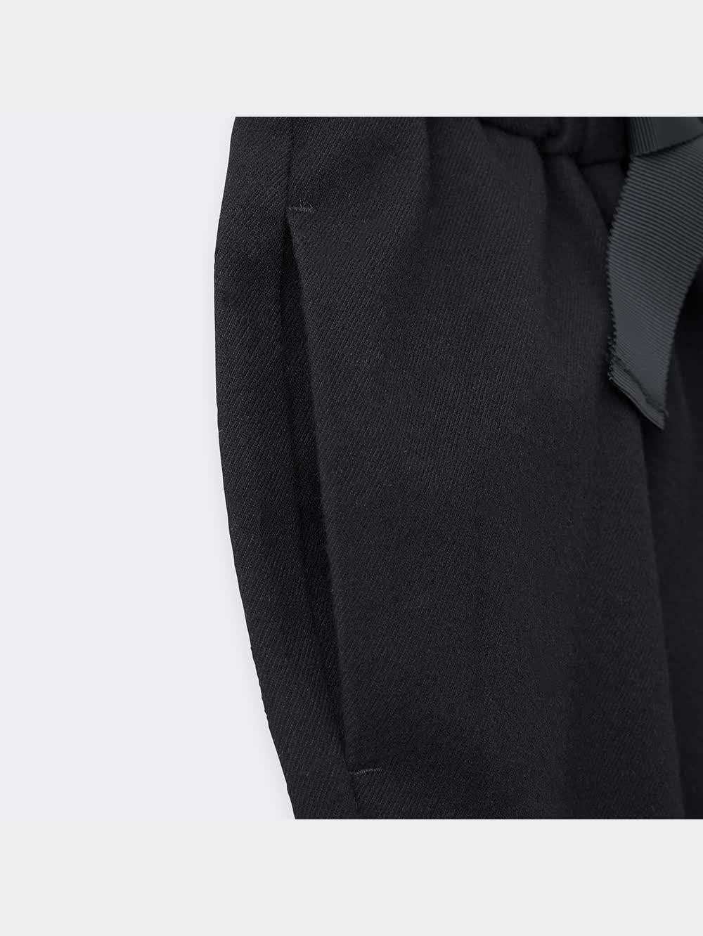 GU公式 | GIRLS起毛ワイドパンツ