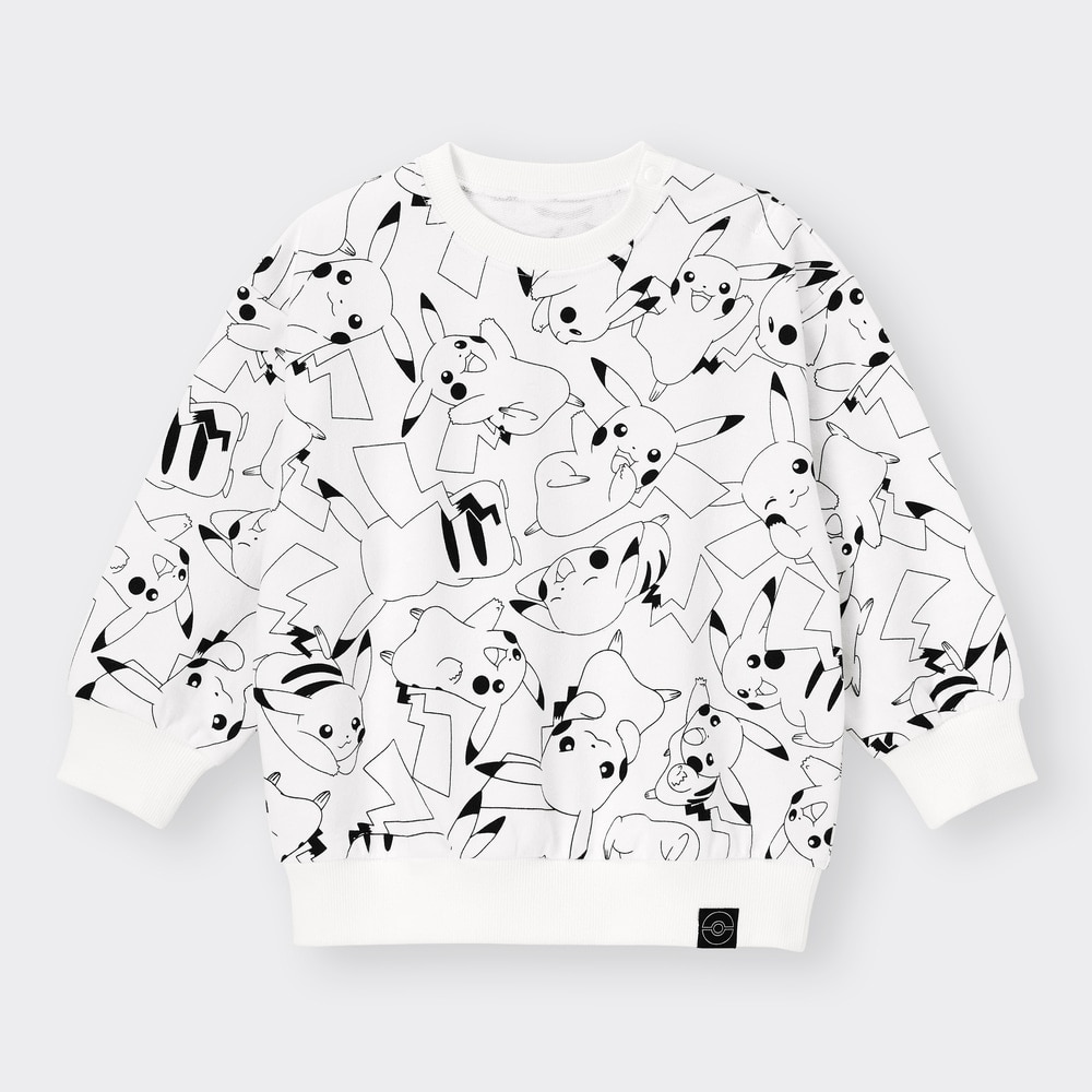 （GU）BABY(TODDLER)スウェットプルオーバー(長袖) Pokemon Holiday Collection 3のサムネイル