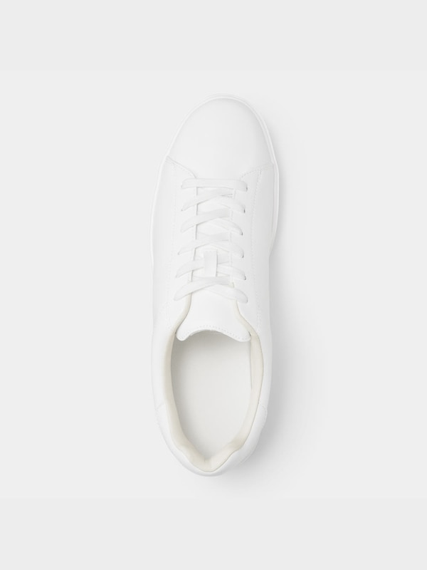 ライトソールレザータッチスニーカー