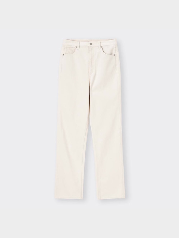 ハイウエストストレートジーンズ+EC(丈長め82cm)