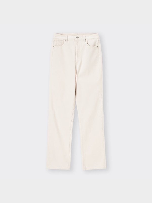 ハイウエストストレートジーンズ+EC(丈長め82cm)