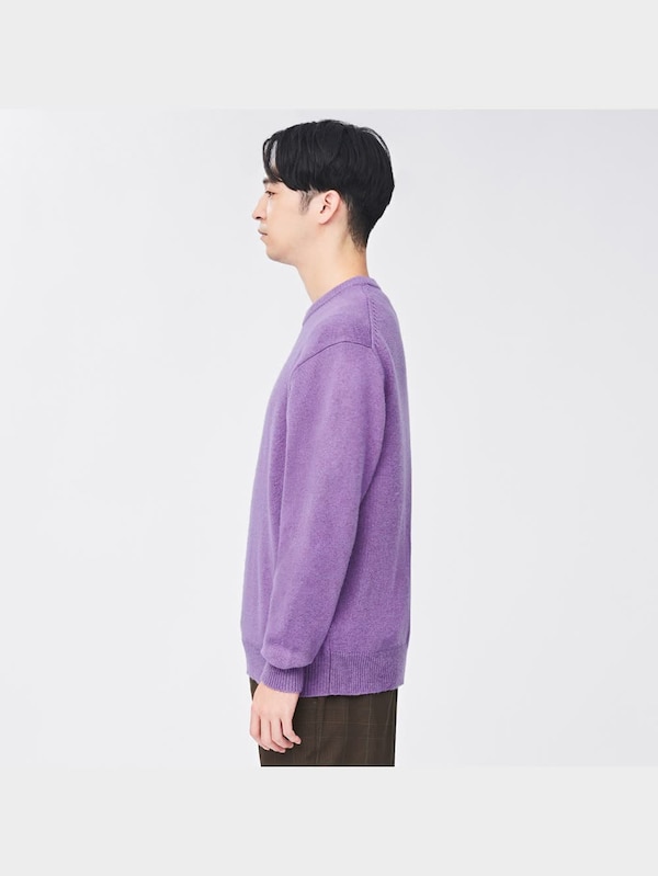 ソフトラムブレンドクルーネックセーター(長袖)