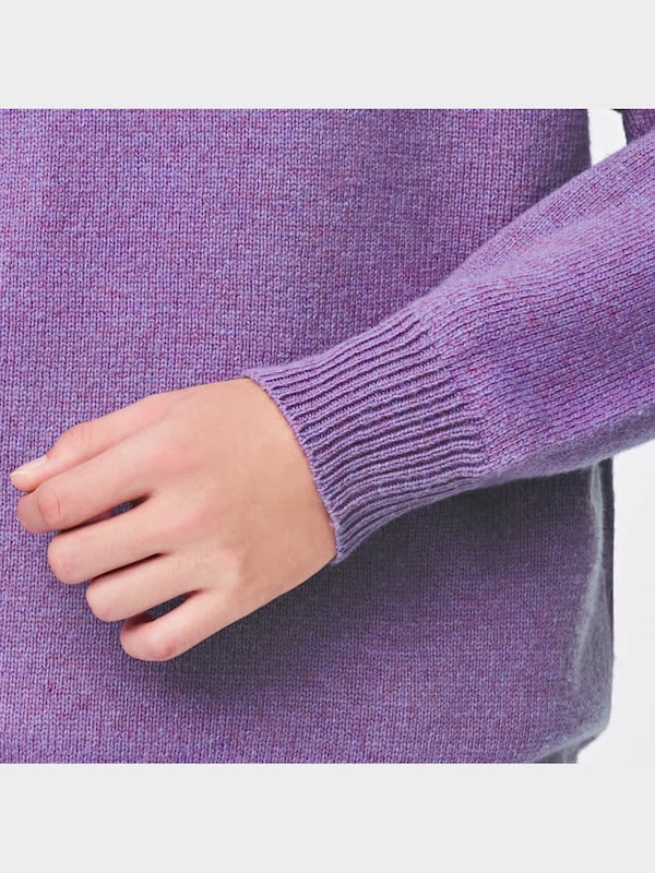 ソフトラムブレンドクルーネックセーター(長袖)