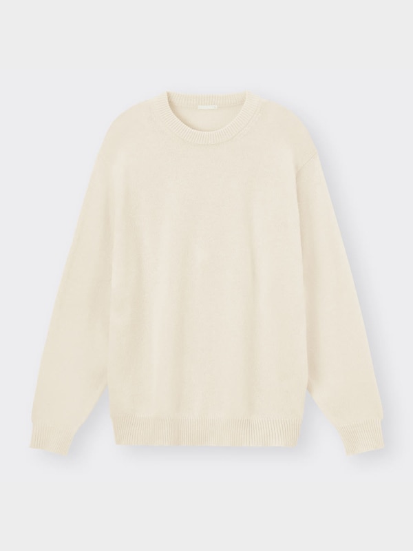 ソフトラムブレンドクルーネックセーター(長袖)