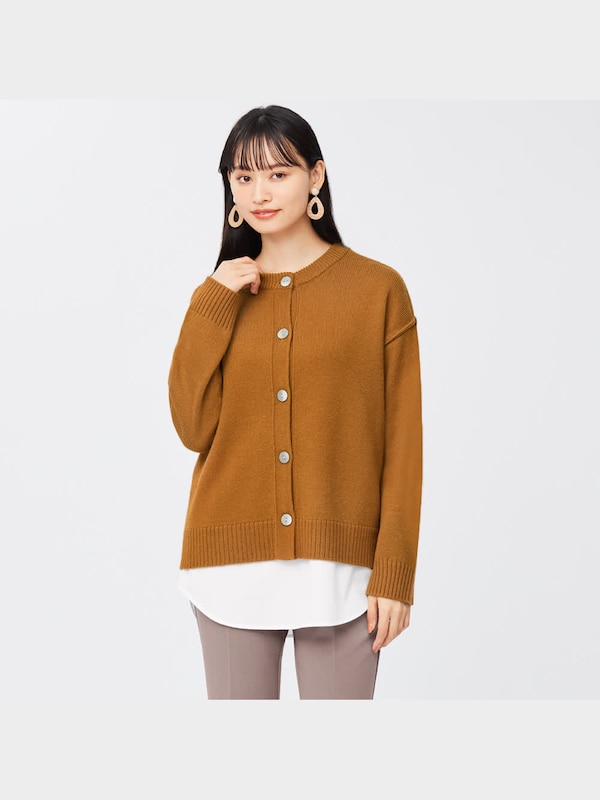 2WAYシャツテールコンビネーションセーター(長袖)