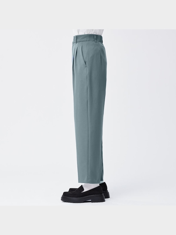 ツータックワイドテーパードパンツ(セットアップ可能)