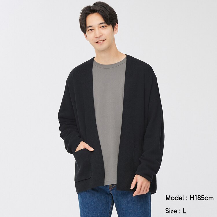 Gu公式 スウェットライクカーディガン 長袖 ファッション通販サイト