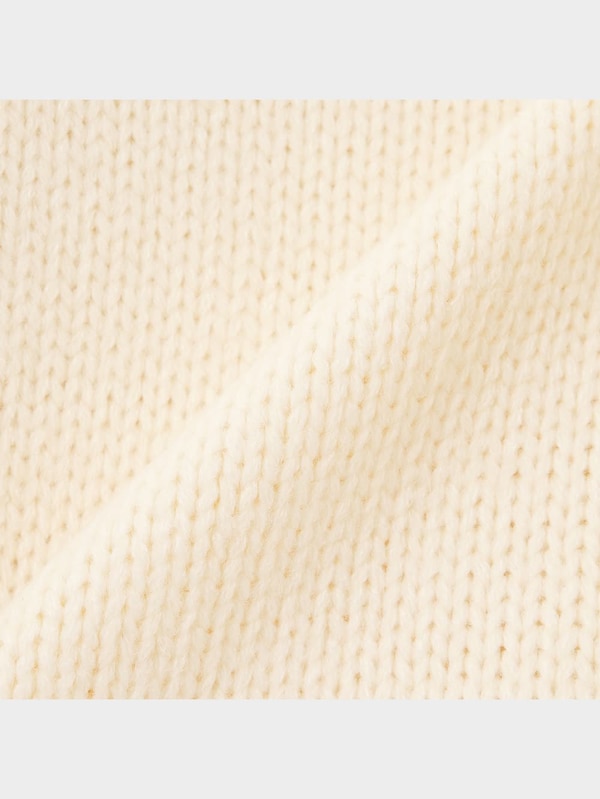 ローゲージクルーネックセーター(長袖)