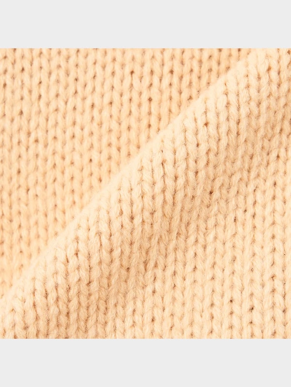 ローゲージクルーネックセーター(長袖)