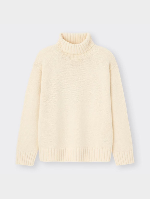 ローゲージタートルネックセーター(長袖)