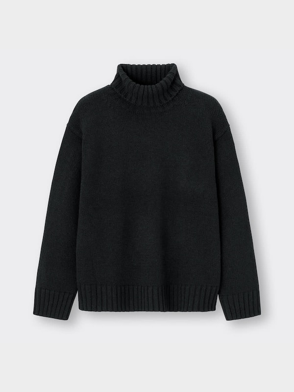 ローゲージタートルネックセーター(長袖)