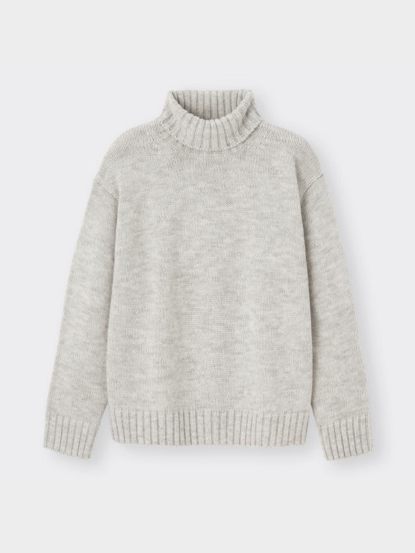 ローゲージタートルネックセーター(長袖)