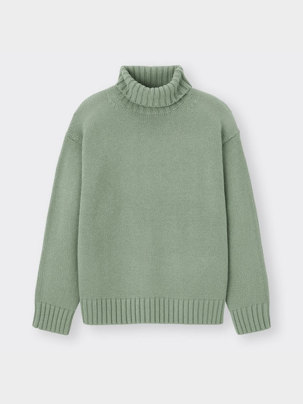 ローゲージタートルネックセーター(長袖)