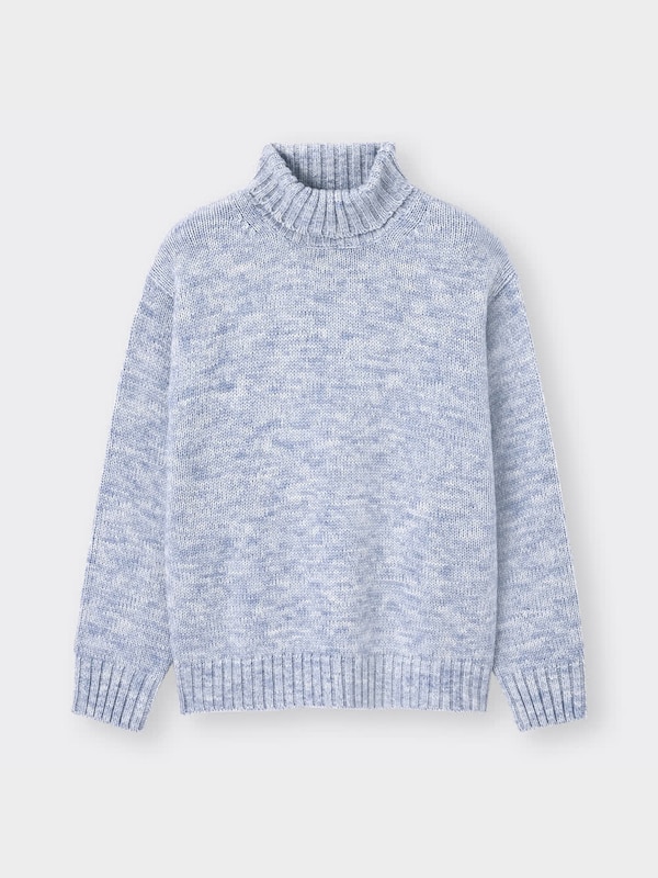 ローゲージタートルネックセーター(長袖)