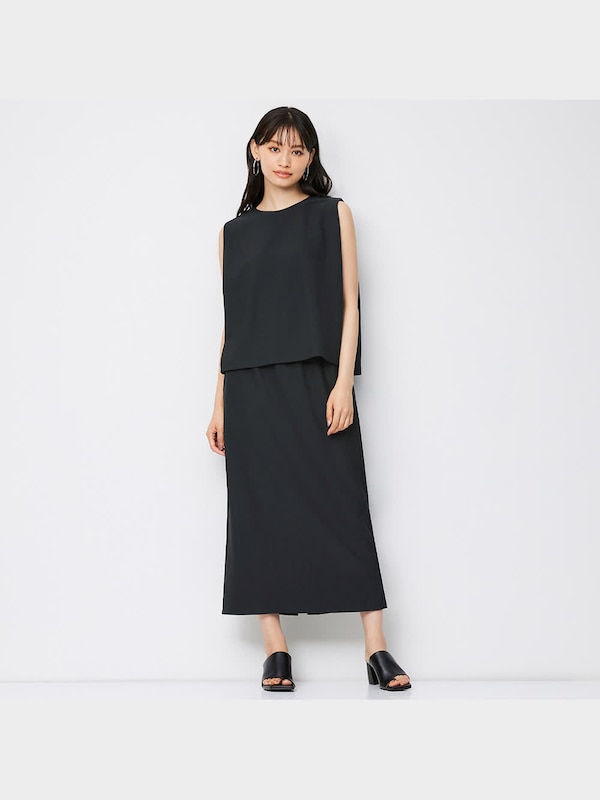 ドローストリングナロースカート(セットアップ可能)