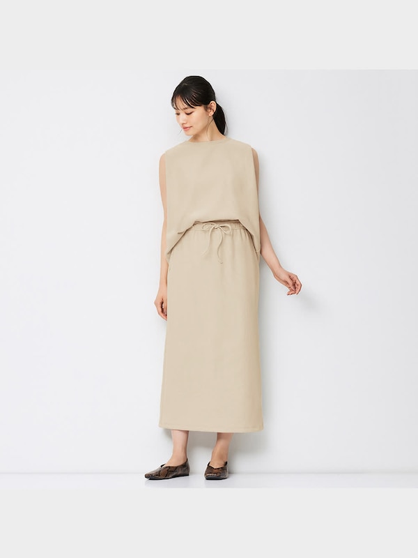 ドローストリングナロースカート(セットアップ可能)