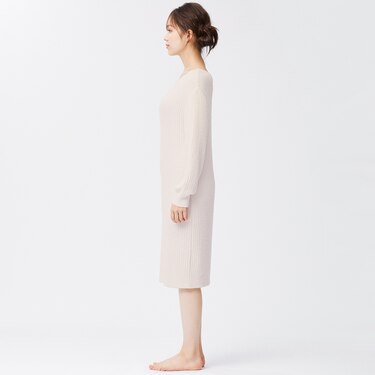 Gu公式 もこもこフィールラウンジワンピース 長袖 E ファッション通販サイト