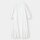 バンドカラーシャツワンピース(7分袖)-OFF WHITE