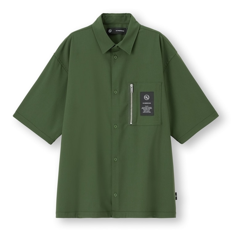 Gu公式 ジップポケットシャツ 5分袖 Undercover ファッション通販サイト