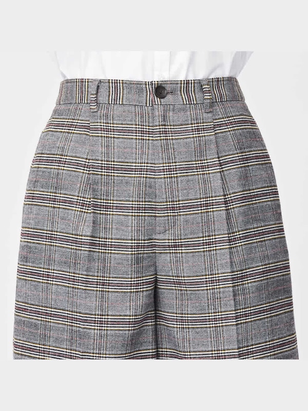 チェックハーフパンツOSB+EC