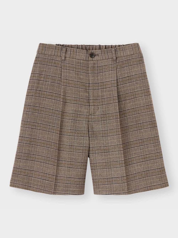 チェックハーフパンツOSB+EC