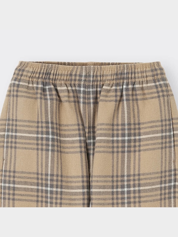 KIDS(男女兼用)フランネルシェフパン ツ(チェック)