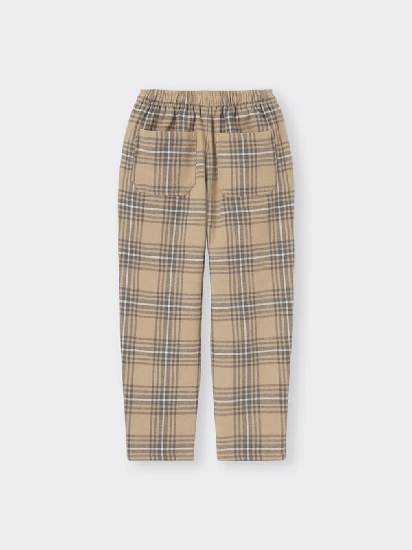 KIDS(男女兼用)フランネルシェフパンツ(チェック)