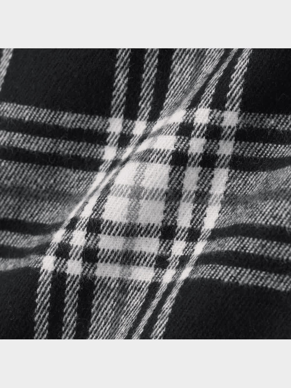 絵です GU公式 | KIDS(男女兼用)フランネルシェフパンツ(チェック)