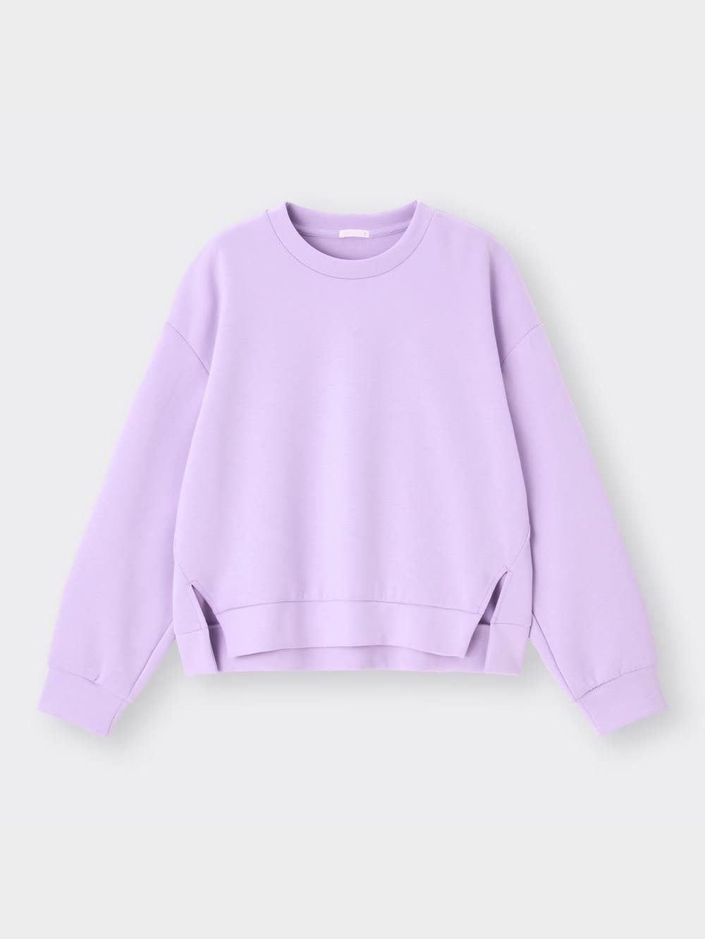 GU公式 | ダブルフェイススリットプルオーバー(長袖)