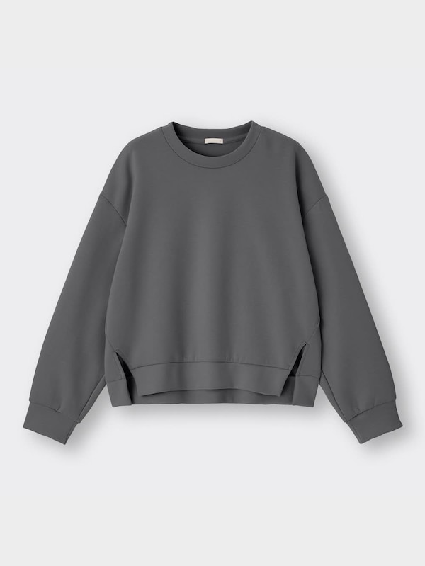 ダブルフェイススリットプルオーバー(長袖)