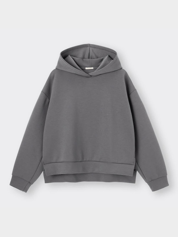 ダブルフェイススリットパーカ(長袖)