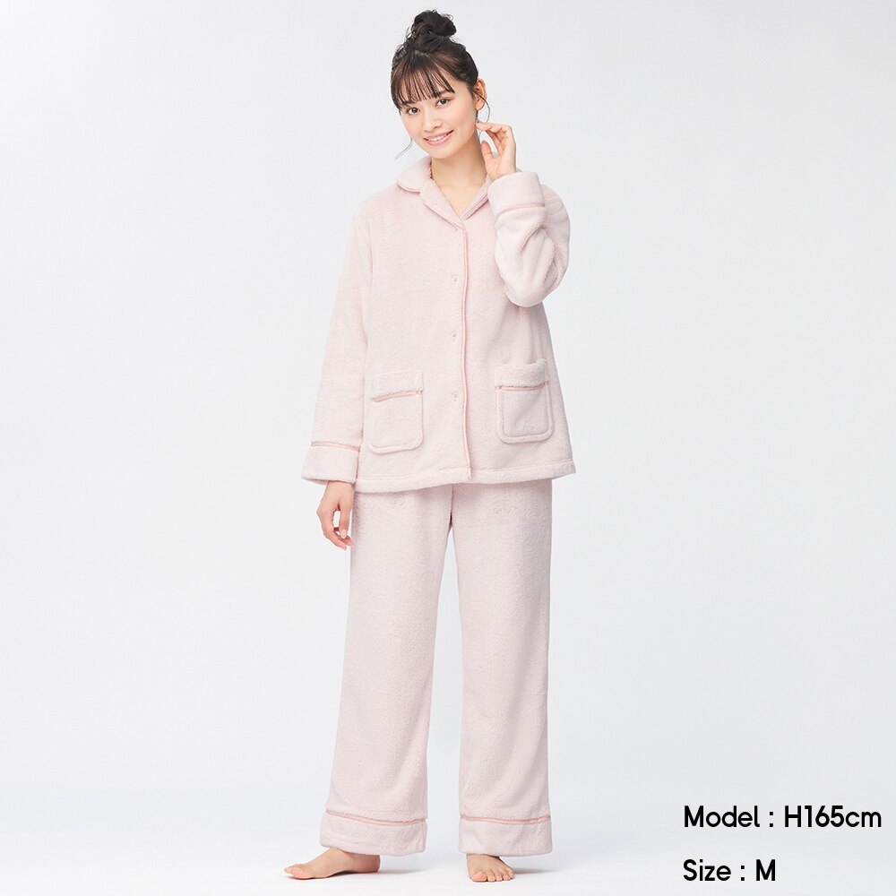 （GU）マシュマロフィールパジャマ(長袖&ロングパンツ)+Eのサムネイル