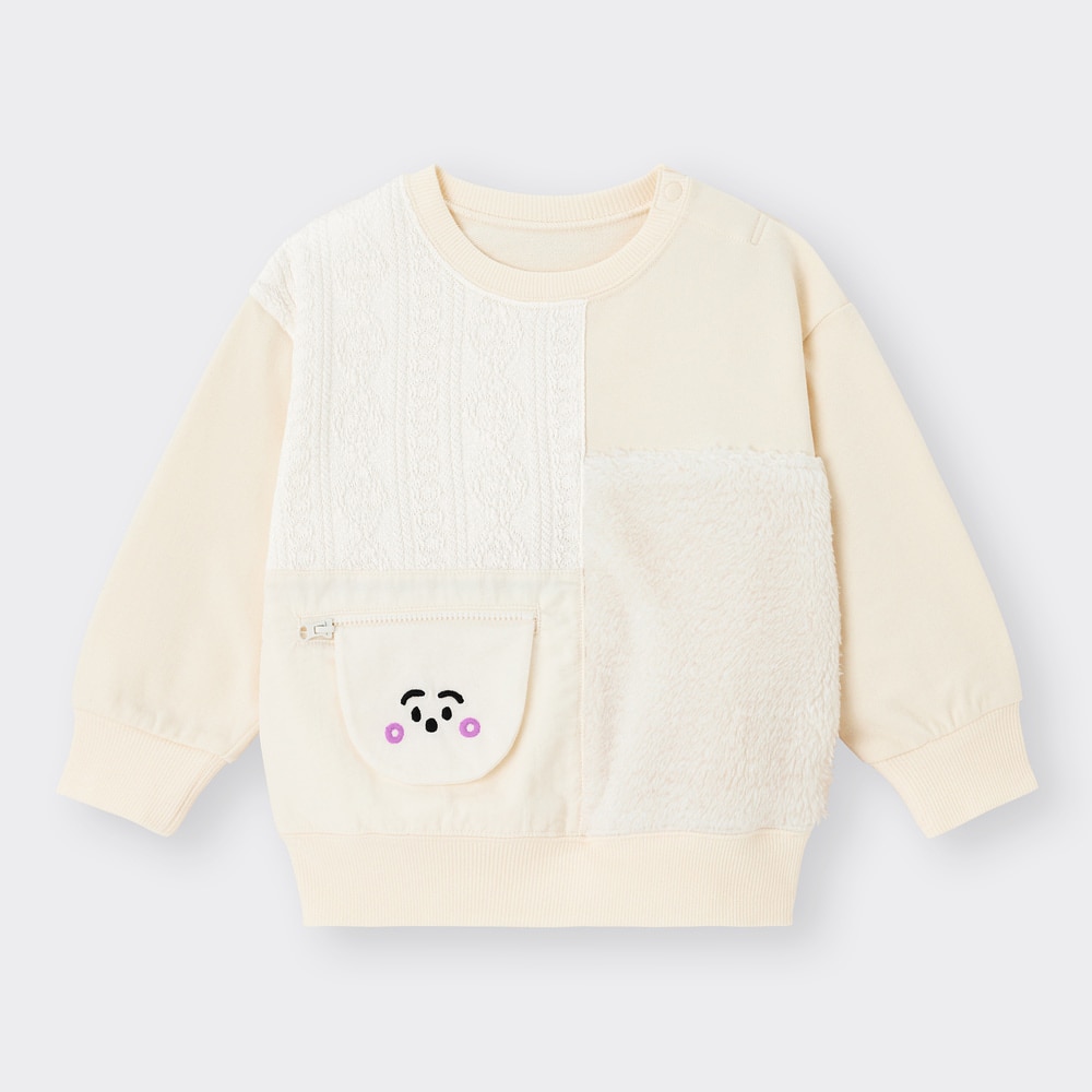 （GU）BABY(TODDLER)コンビネーションプルオーバー(長袖)(TX)(シナぷしゅ)のサムネイル