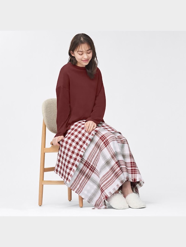 ダブルフェイスブランケット(チェック)+X