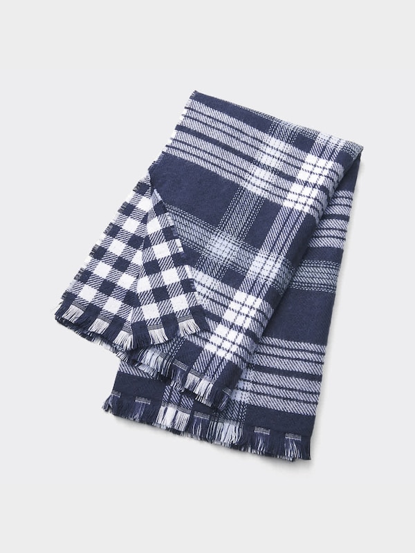 ダブルフェイスブランケット(チェック)+X