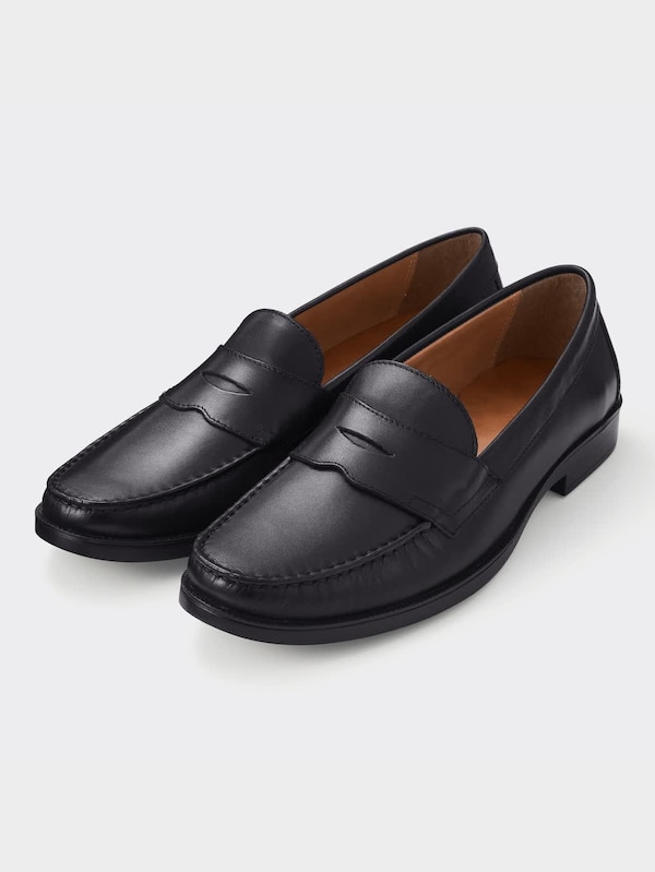 リアルレザーコインローファー