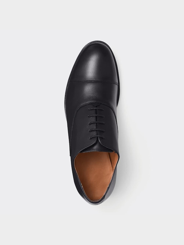 リアルレザーストレートチップシューズ+E