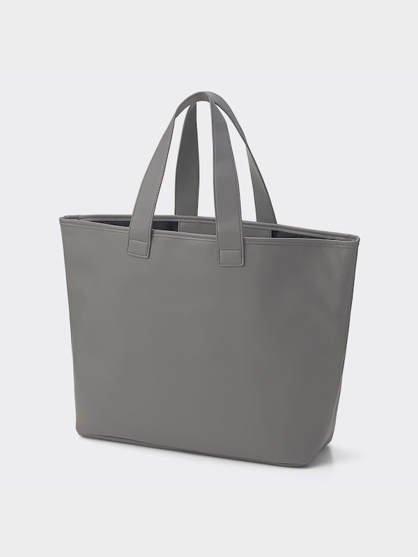 レザータッチトートバッグ