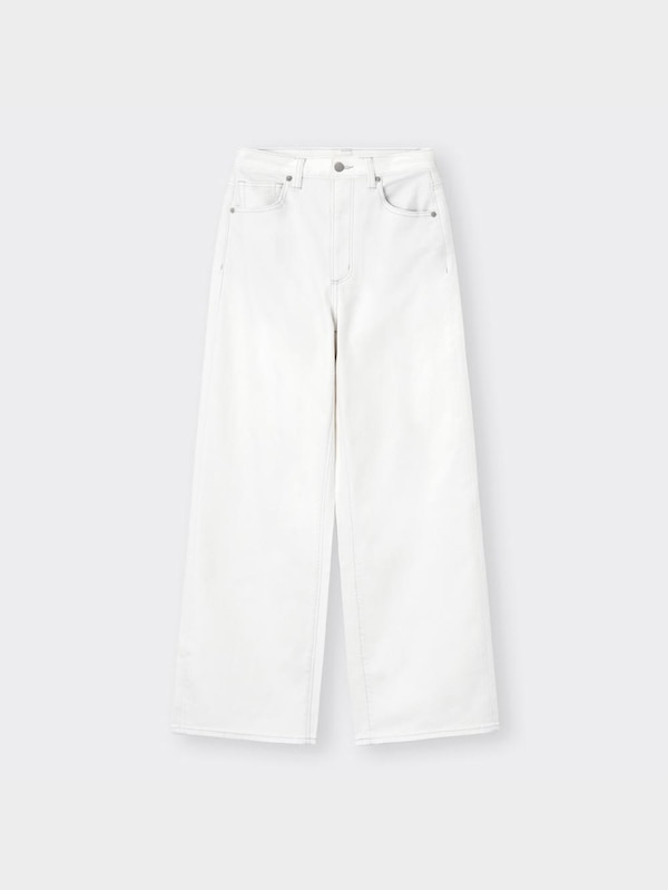 ハイウエストセミワイドジーンズ(丈標準72～76cm)