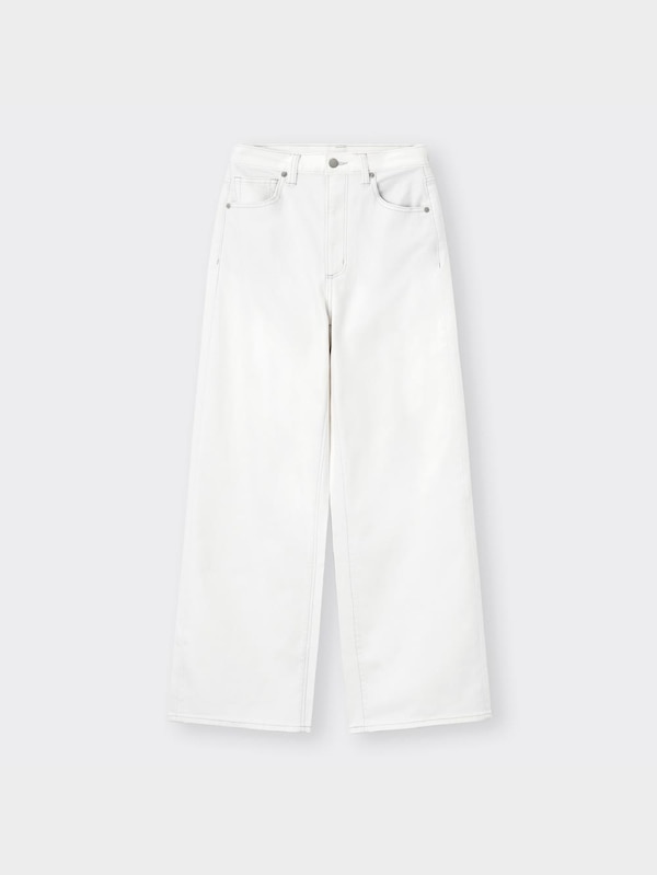 ハイウエストセミワイドジーンズ(丈標準72～76cm)