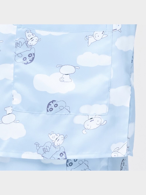 サテンパジャマ(長袖&ロングパンツ) CRAYON SHINCHAN