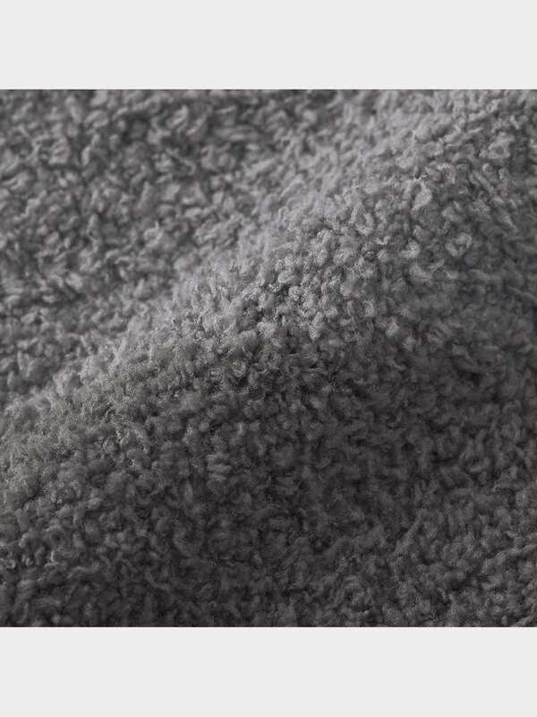 もこもこフィールラウンジトップス(長袖)(ボーダー)(セットアップ可能)