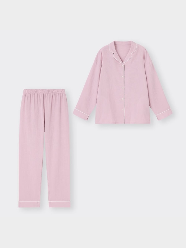 オーガニックコットンパジャマ(長袖&ロングパンツ)