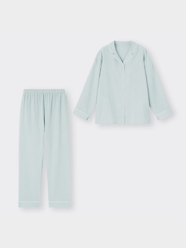 オーガニックコットンパジャマ(長袖&ロングパンツ)