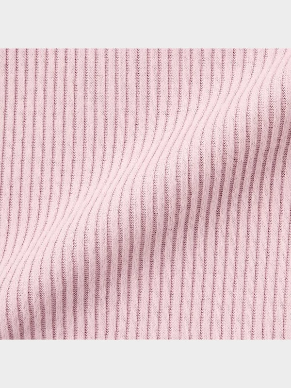 ウエストリボンリブラウンジセット(長袖&ロングパンツ)