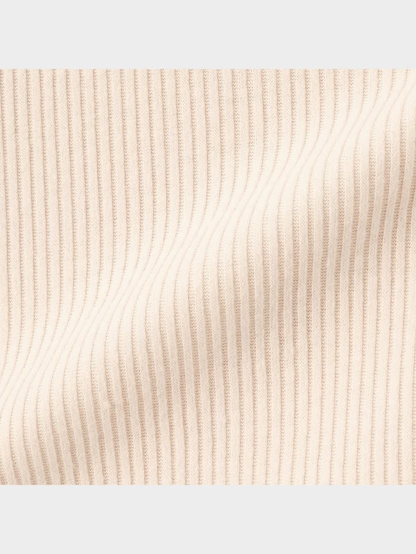 ウエストリボンリブラウンジセット(長袖&ロングパンツ)