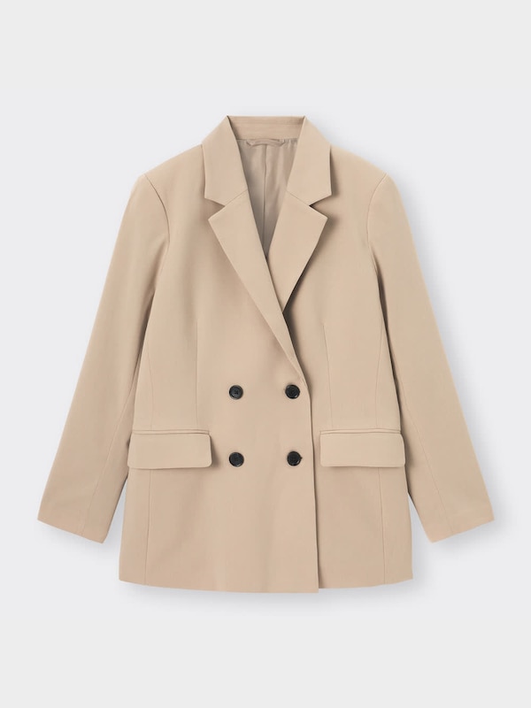 テーラードダブルブレストジャケット(セットアップ可能)